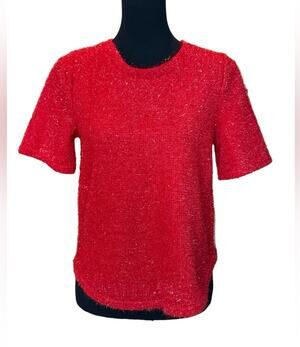 New ~ RAINS ~ Short Sleeve Crew Neck Top Size M